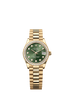 Rolex Datejust 31mm Olive-Green Diamond Dial Yellow Gold m278288rbr-0007