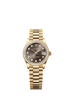 Rolex Datejust 31mm Dark Grey Diamond Dial Yellow Gold m278288rbr-0030