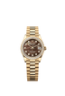 Rolex Datejust 31mm Black Mother-Of-Pearl Diamond Dial Yellow Gold m278288rbr-0032