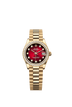 Rolex Datejust 31mm Red Ombré Diamond Dial Yellow Gold 278288RBR