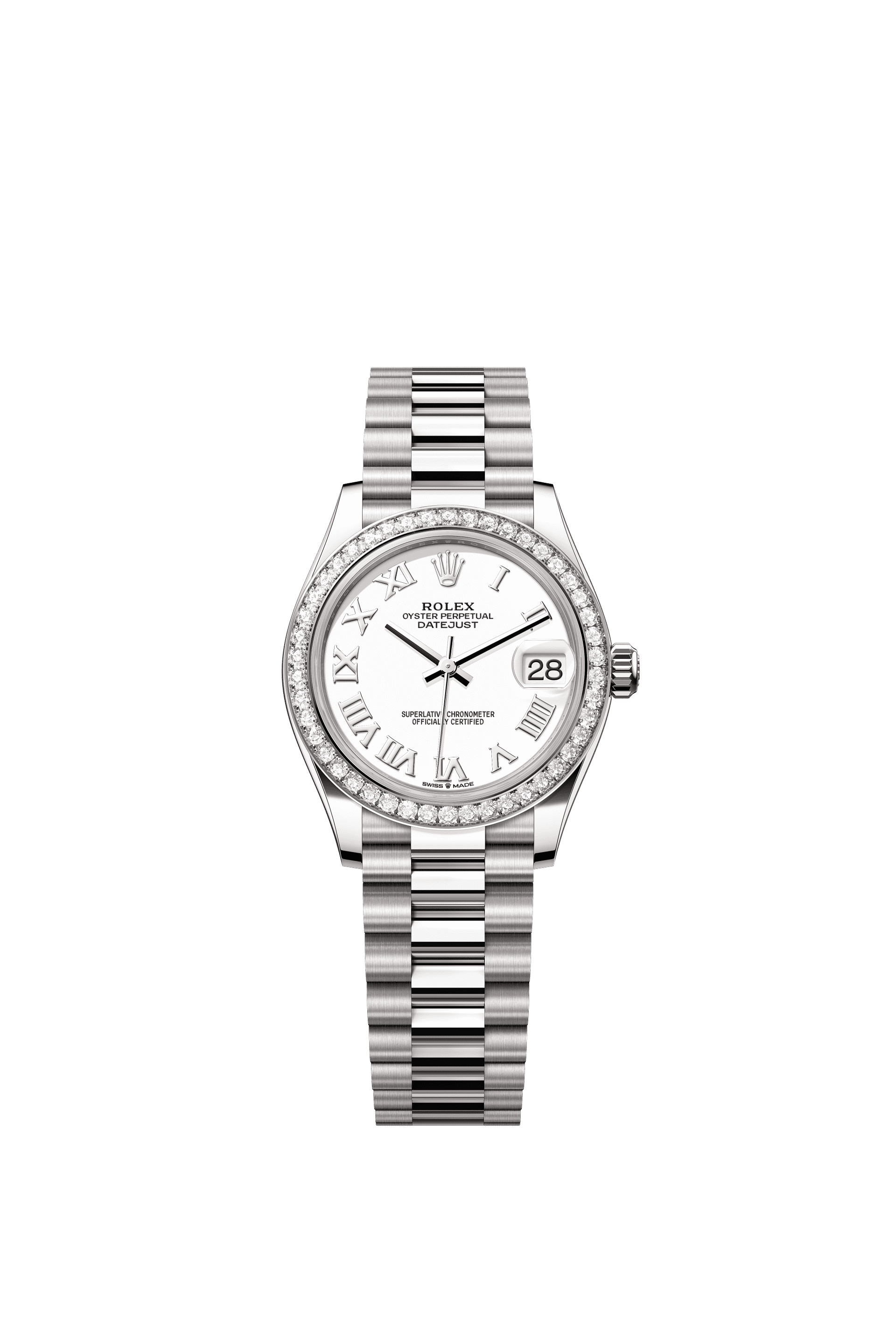 Rolex Datejust 31mm White Dial White Gold 278289RBR - WATCHXNYC