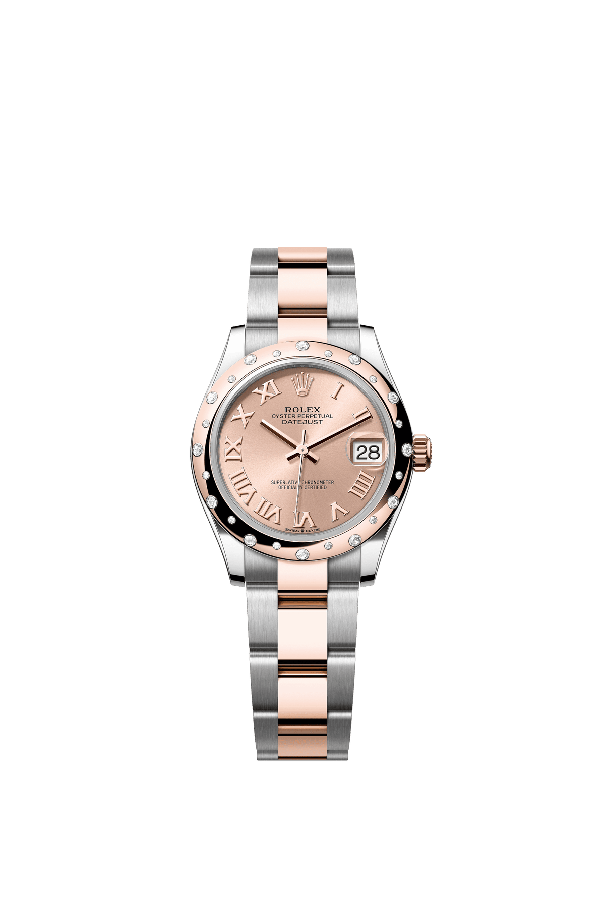 Rolex Datejust 31mm Rosé Dial Oystersteel &amp; Everose Gold 278341RBR - WATCHXNYC