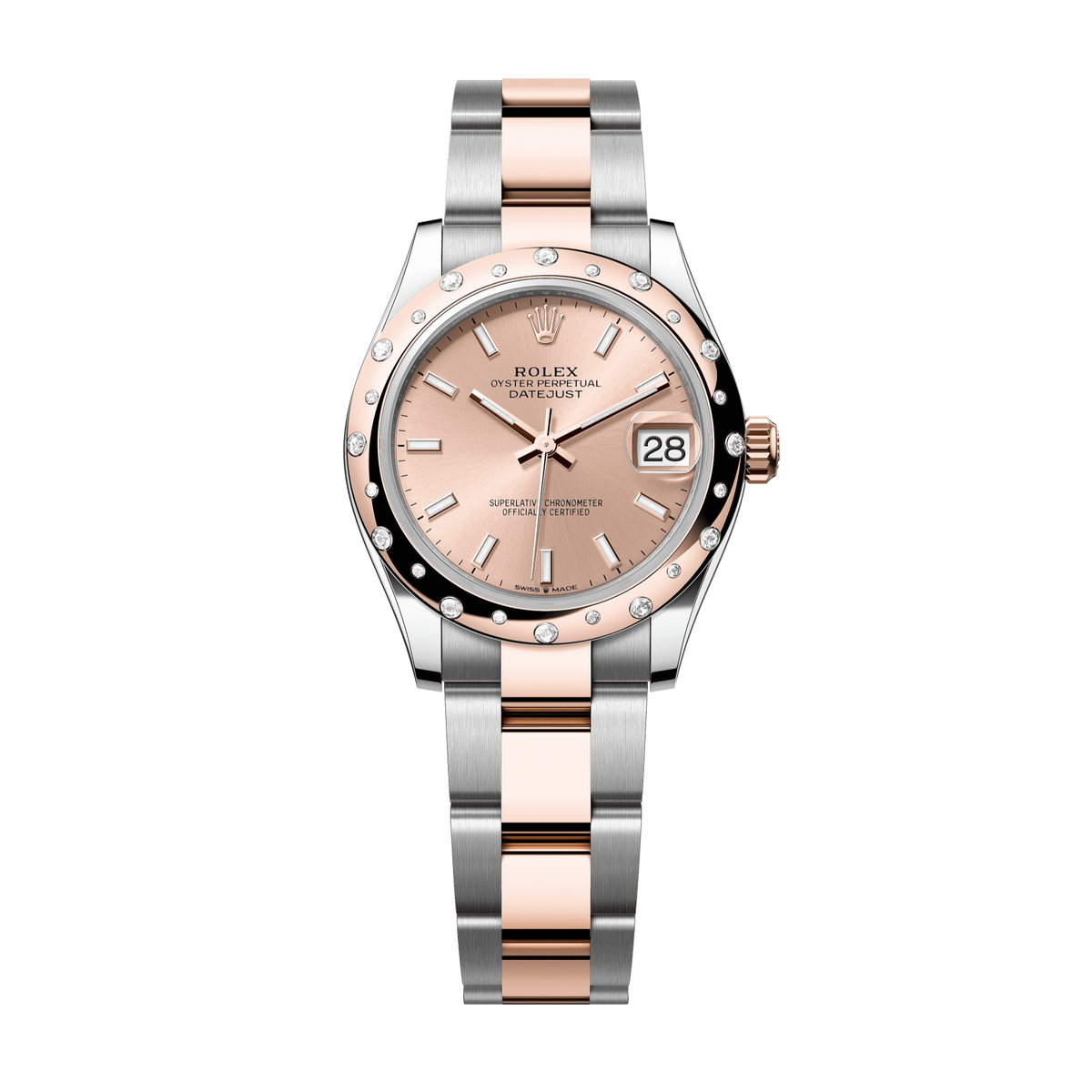 Rolex Datejust 31mm Rosé Dial Oystersteel &amp; Everose Gold 278341rbr-0009 - WATCHXNYC