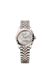 Rolex Datejust 31mm Silver Floral-Motif Diamond Dial Oystersteel & Everose Gold m278341rbr-0032