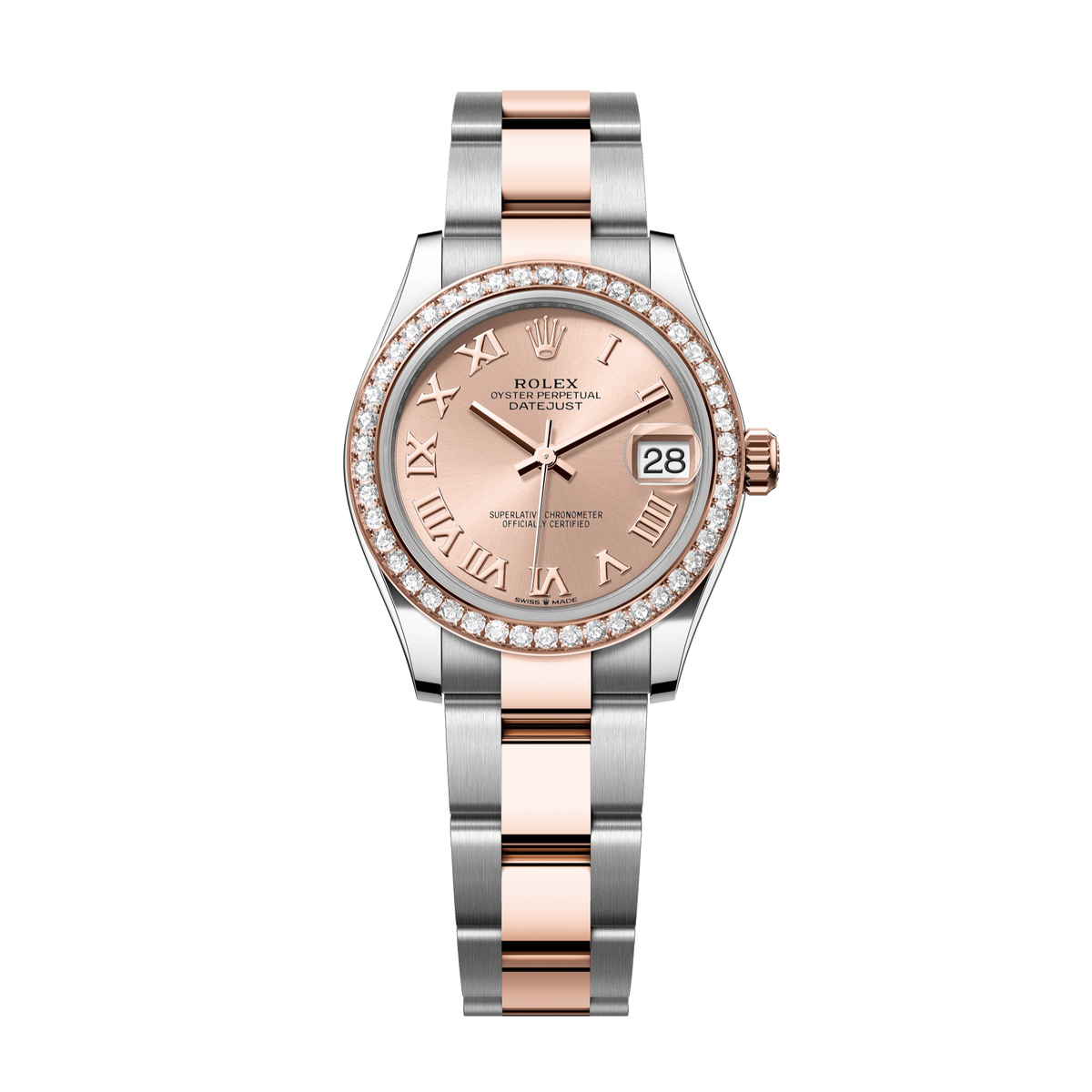 Rolex Datejust 31mm Rosé Dial Oystersteel &amp; Everose Gold 278381rbr-0001 - WATCHXNYC