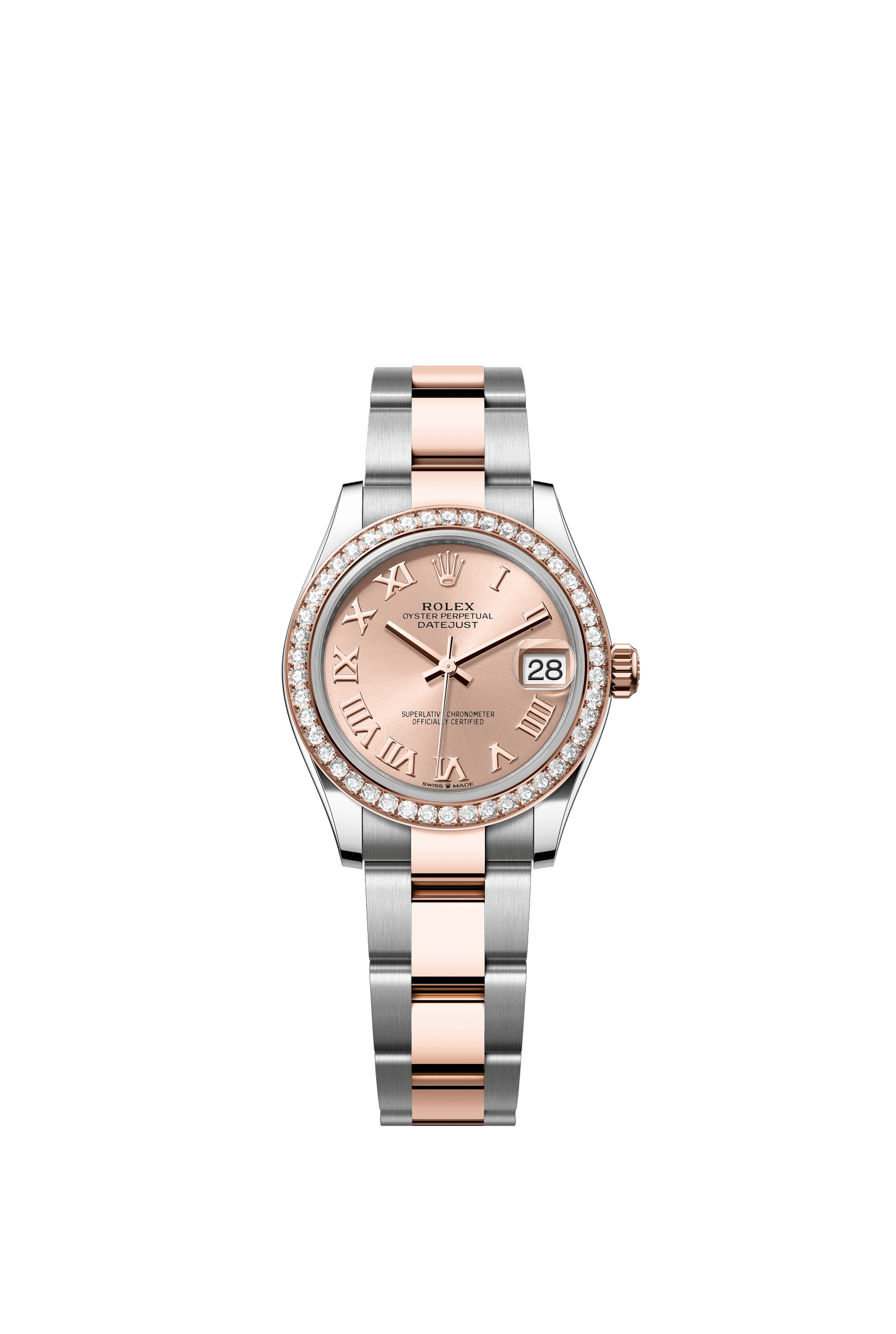 Rolex Datejust 31mm Rosé Dial Oystersteel &amp; Everose Gold 278381RBR - WATCHXNYC