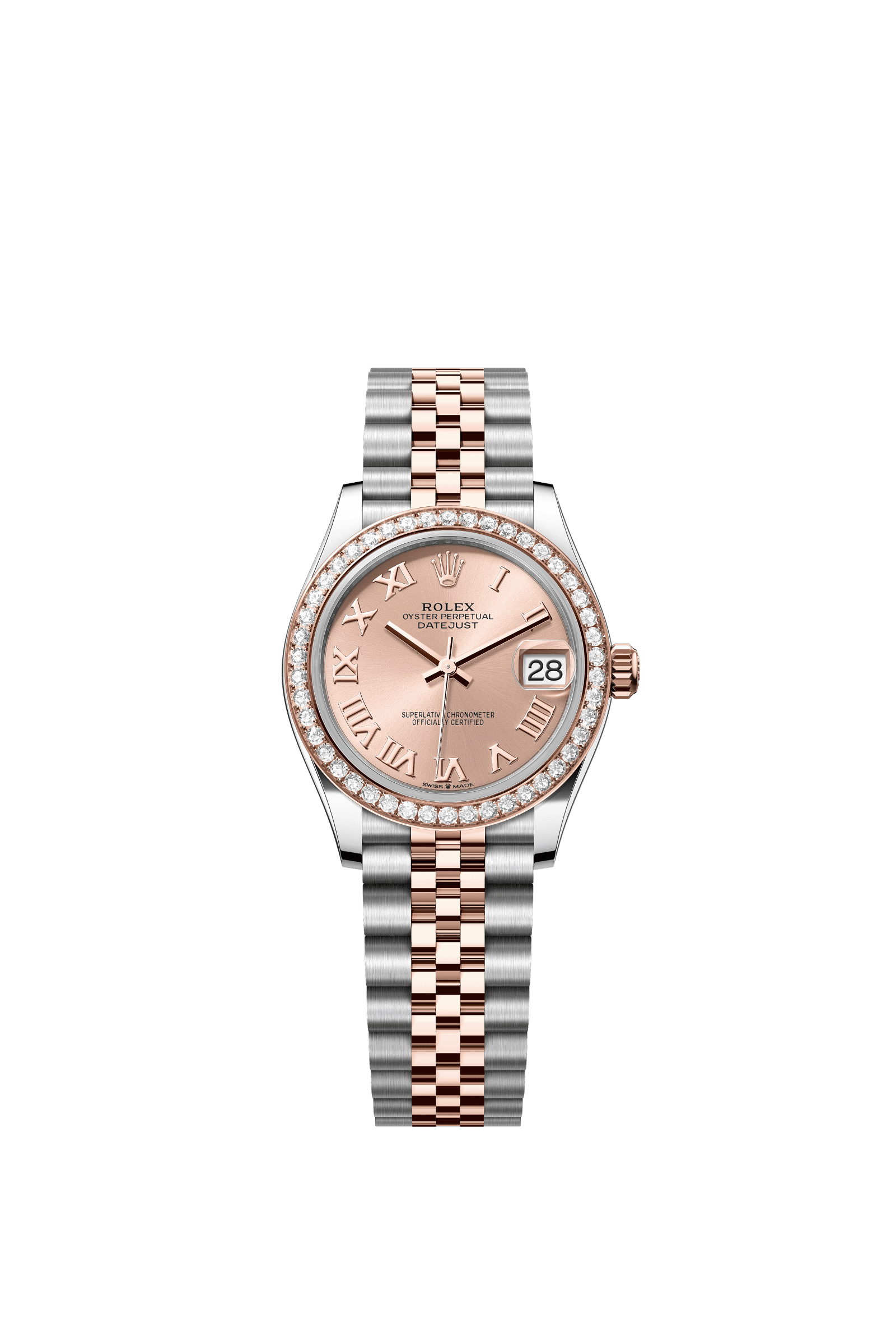 Rolex Datejust 31mm Rosé Dial Oystersteel &amp; Everose Gold 278381RBR - WATCHXNYC