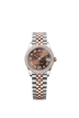 Rolex Datejust 31mm Chocolate Diamond Dial Oystersteel & Everose Gold 278381RBR