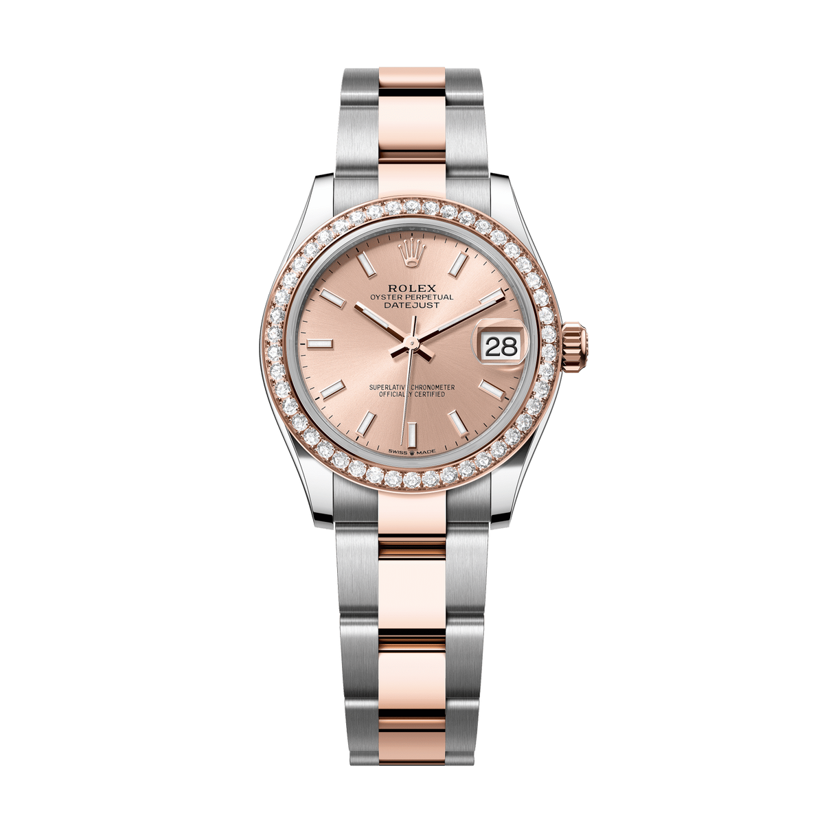 Rolex Datejust 31mm Rosé Dial Oystersteel &amp; Everose Gold 278381rbr-0009 - WATCHXNYC