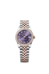Rolex Datejust 31mm Aubergine Diamond Dial Oystersteel & Everose Gold 278381rbr-0020