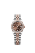 Rolex Datejust 31mm Chocolate Diamond Dial Oystersteel & Everose Gold 278381RBR