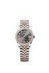 Rolex Datejust 31mm Slate Diamond Dial Oystersteel & Everose Gold 278381rbr