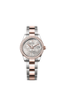 Rolex Datejust 31mm Silver Floral-Motif Diamond Dial Oystersteel & Everose Gold m278381rbr-0031