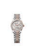 Rolex Datejust 31mm Silver Floral-Motif Diamond Dial Oystersteel & Everose Gold m278381rbr-0032