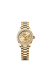 Rolex Lady-Datejust 28mm Champagne Diamonds Dial Yellow Gold & Diamonds  279138RBR