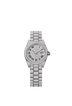 Rolex Lady-Datejust 28mm Diamond-Paved Dial White Gold & Diamonds 279459RBR