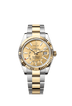 Rolex Land-Dweller 36mm Intense White Dial Oystersteel & yellow gold 127285TBR