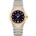 Omega Constellation 29 mm Blue Dial Stainless Steel and Sedna™ 18k Yellow Gold Bracelet 131.20.29.20.53.001