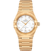 Omega Constellation 29 mm White Dial with Diamonds 18k Yellow Gold Bracelet 131.50.29.20.55.002