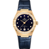 Omega Constellation 29 mm Blue Dial with Diamonds Sedna™ 18k Yellow Gold Strap 131.58.29.20.53.001