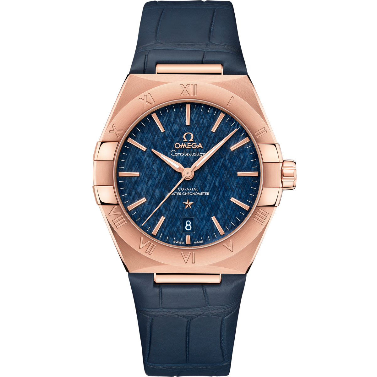 Omega Constellation 39 mm Silver Dial Sedna™ 18k Rose Gold Strap 131.53.39.20.03.001 - WATCHXNYC
