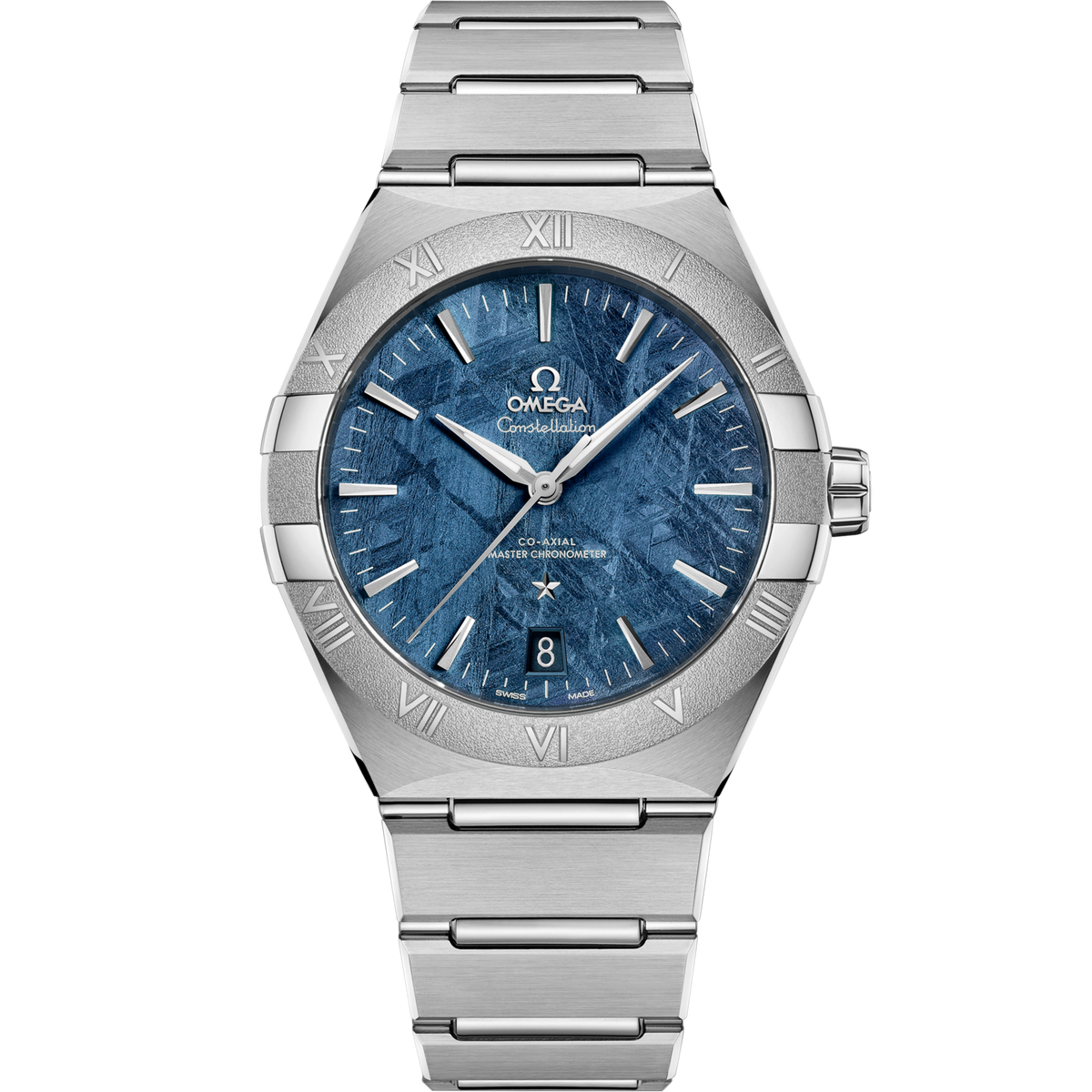 Omega Constellation 41 mm Blue Dial Stainless Steel Bracelet 131.30.41.21.99.003 - WATCHXNYC