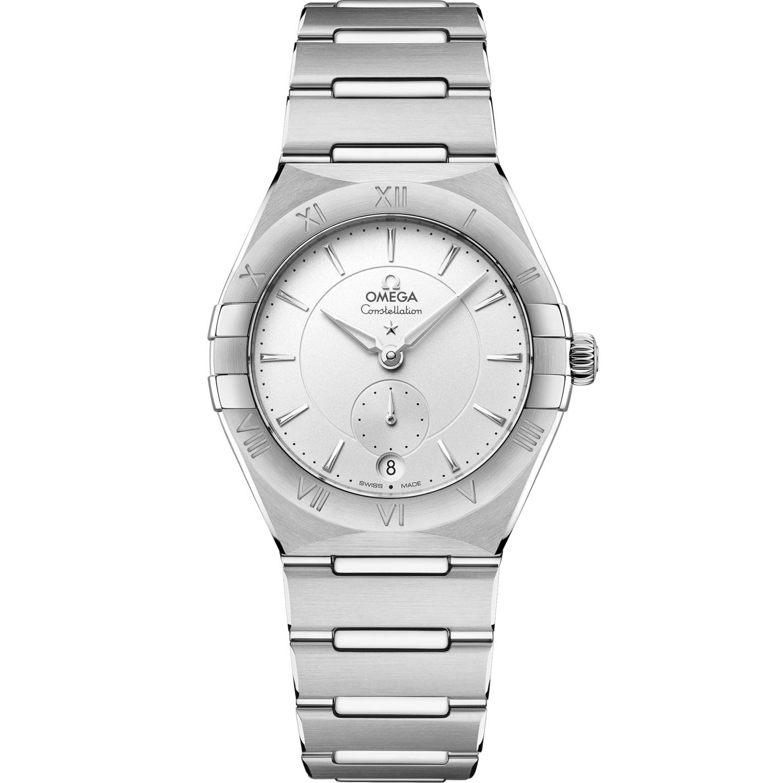 Omega Constellation 34 mm Silver Dial Stainless Steel Bracelet 131.10.34.20.02.001 - WATCHXNYC
