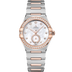 Omega Constellation 34 mm White Dial with Diamonds Stainless Steel and Sedna™ 18k Rose Gold Bracelet 131.25.34.20.55.001
