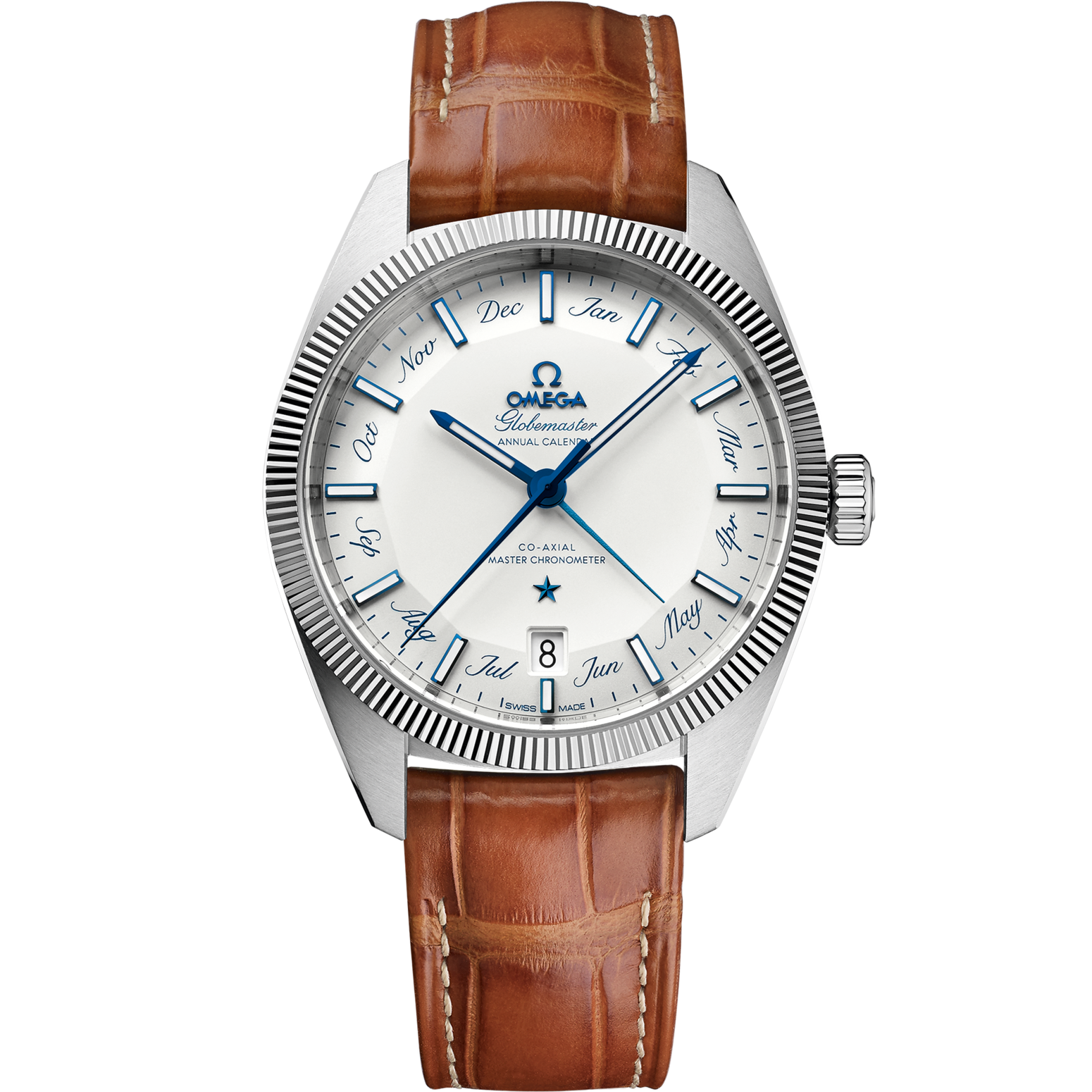 Omega Constellation Globemaster 41 mm Silver Dial Stainless Steel Strap 130.33.41.22.02.001 - WATCHXNYC