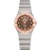 Omega Constellation 25 mm Brown Dial with Diamonds Stainless Steel and Sedna™ 18k Rose Gold Bracelet 131.20.25.60.63.001