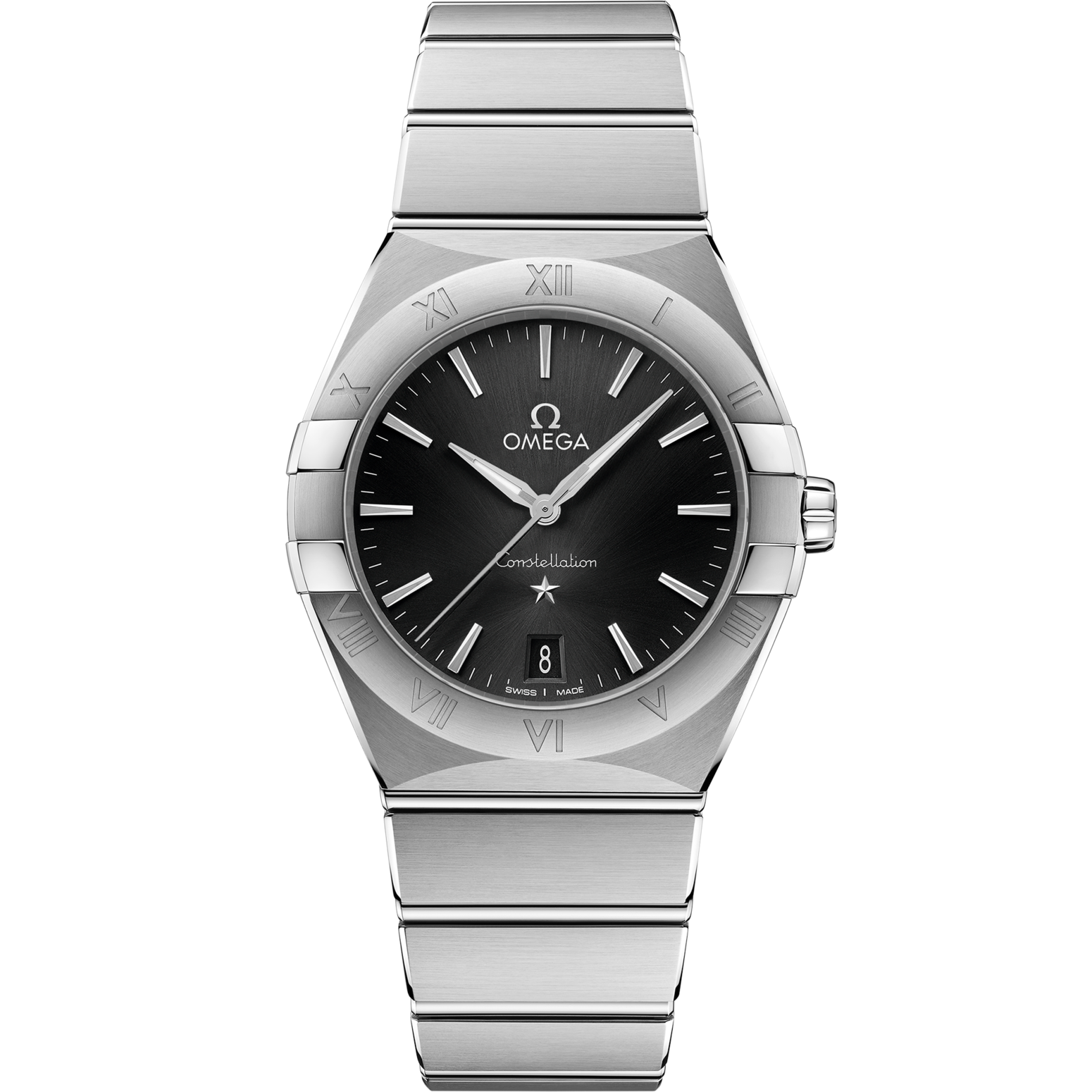 Omega Constellation 36 mm Black Dial Stainless Steel Bracelet 131.10.36.60.01.001 - WATCHXNYC