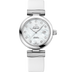 Omega De Ville Ladymatic 34 mm White Dial with Diamonds  Stainless Steel Strap 425.32.34.20.55.002