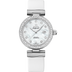 Omega De Ville Ladymatic 34 mm White Dial with Diamonds  Stainless Steel Strap 425.37.34.20.55.002