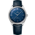 Omega De Ville Trésor 40 mm Blue Dial with Diamonds  Stainless Steel Strap 435.18.40.21.03.001