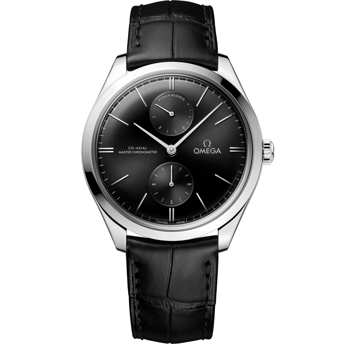 Omega De Ville Trésor 40 mm Black Dial Stainless Steel Strap 435.13.40.22.01.001 - WATCHXNYC