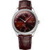 Omega De Ville Trésor 40 mm Red Dial  with Diamonds Stainless Steel Strap 435.18.40.22.11.001