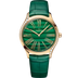 Omega De Ville Trésor 36 mm Green Dial with Diamonds  Moonshine™ 18k Rose Gold Strap 428.58.36.60.99.001