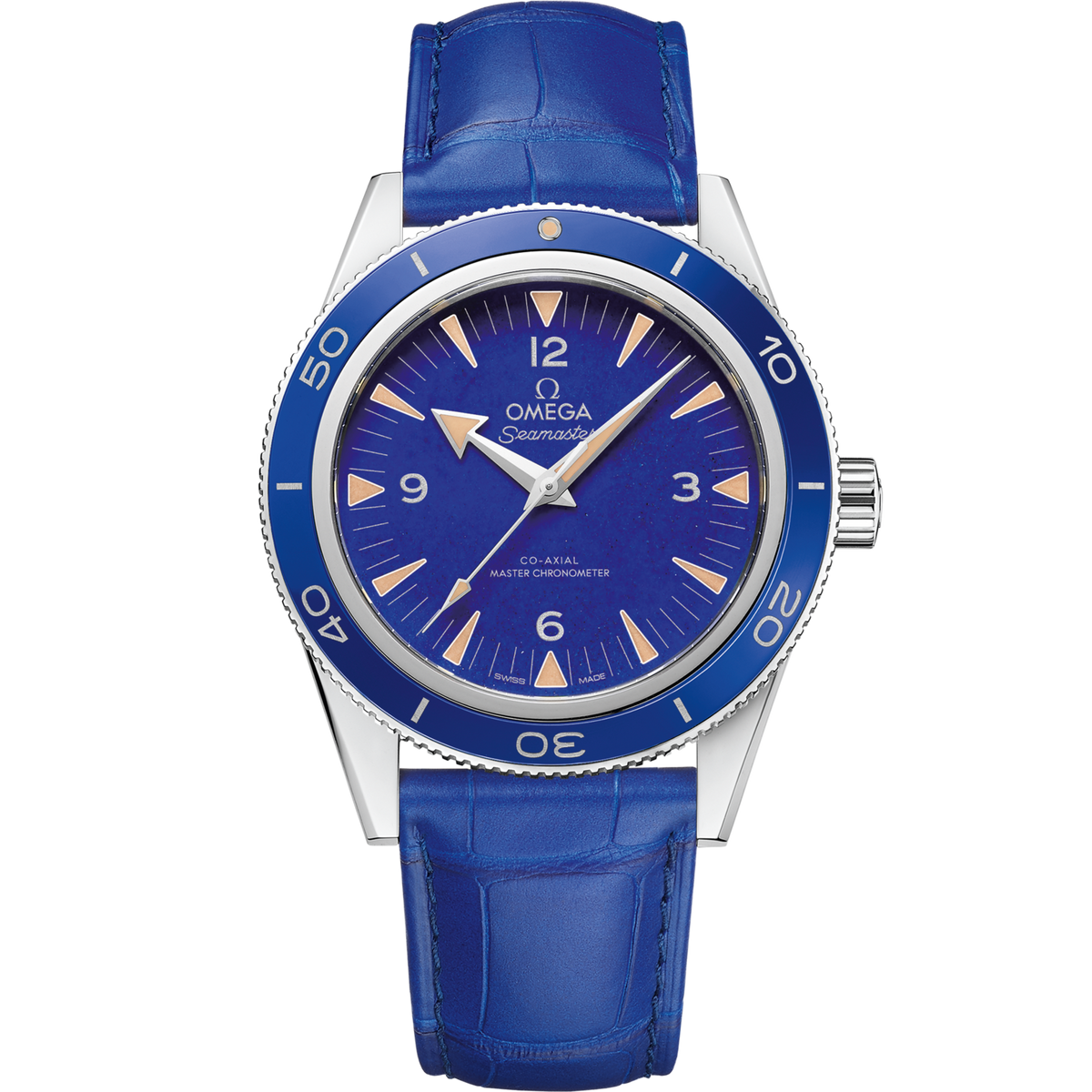 Omega Seamaster 300 41 mm Blue Dial Platinum Strap 234.93.41.21.99.002 - WATCHXNYC