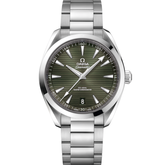 Omega Seamaster Aqua Terra 41mm Green Dial Steel 220.10.41.21.10.001 - WATCHXNYC