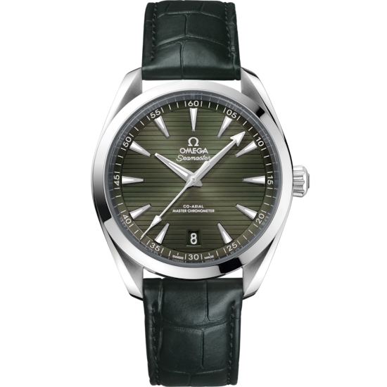 Omega Seamaster Aqua Terra 41mm Green Dial Steel 220.13.41.21.10.001 - WATCHXNYC