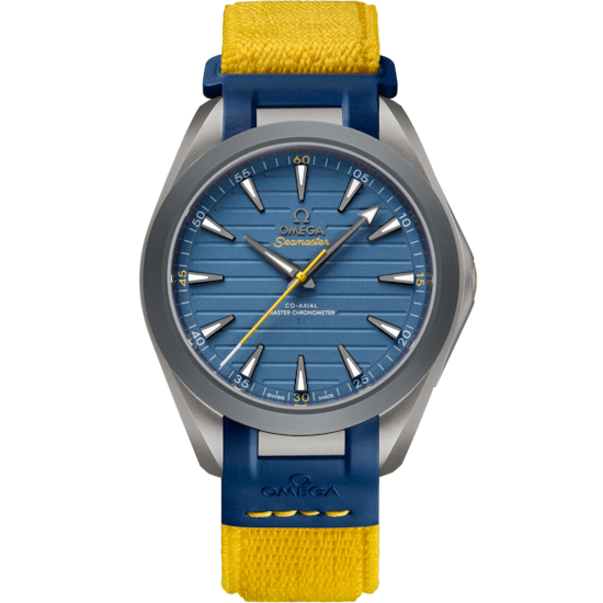 Omega Seamaster Aqua Terra 41mm Blue Dial Titanium 220.92.41.21.03.002 - WATCHXNYC