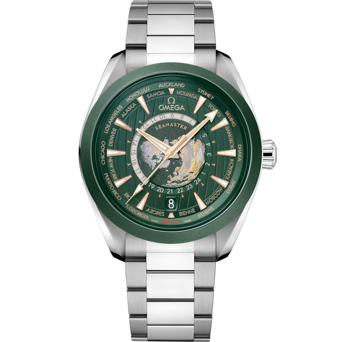 Omega Seamaster Aqua Terra 43mm Green Dial Steel 220.30.43.22.10.001 - WATCHXNYC