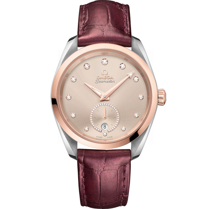 Omega Seamaster Aqua Terra 38mm Linen Dial Steel &amp; Sedna Gold 220.23.38.20.59.001 - WATCHXNYC