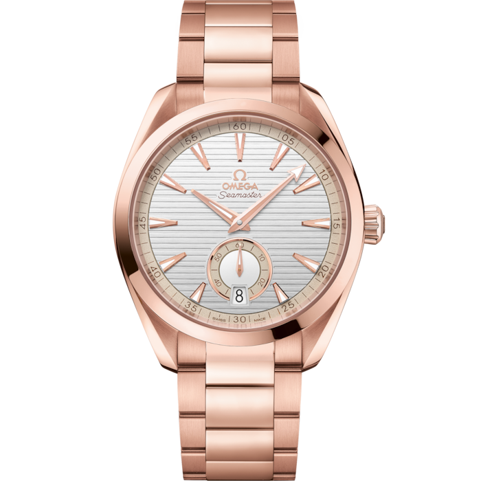 Omega Seamaster Aqua Terra 41mm Silver Dial Steel & Sedna Gold 220.50.41.21.02.002 - WATCHXNYC