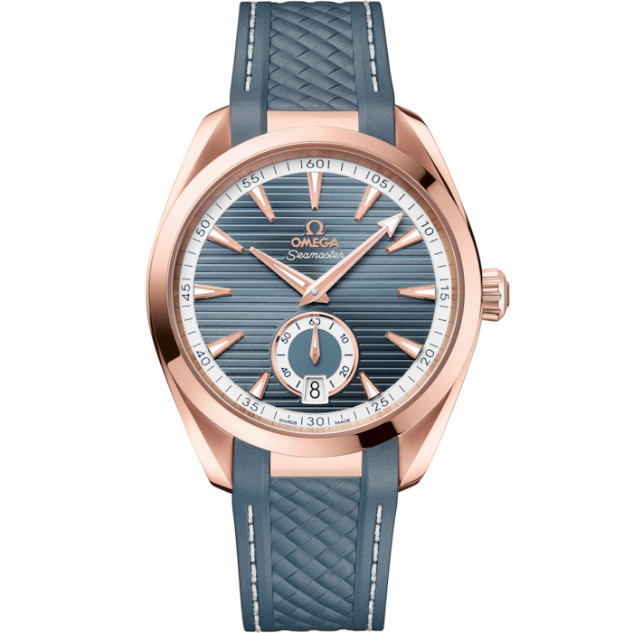 Omega Seamaster Aqua Terra 41mm Blue Dial Sedna Gold 220.52.41.21.03.002 - WATCHXNYC