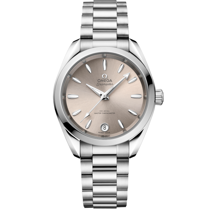 Omega Seamaster Aqua Terra 34mm Sandstone Dial Steel 220.10.34.20.09.001 - WATCHXNYC