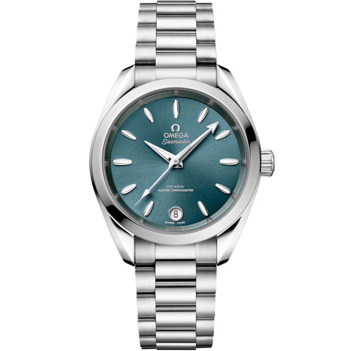 Omega Seamaster Aqua Terra 34mm Lagoon green Dial Steel 220.10.34.20.10.001 - WATCHXNYC