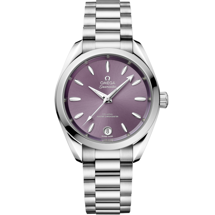 Omega Seamaster Aqua Terra 34mm Lavender Dial Steel 220.10.34.20.10.002 - WATCHXNYC