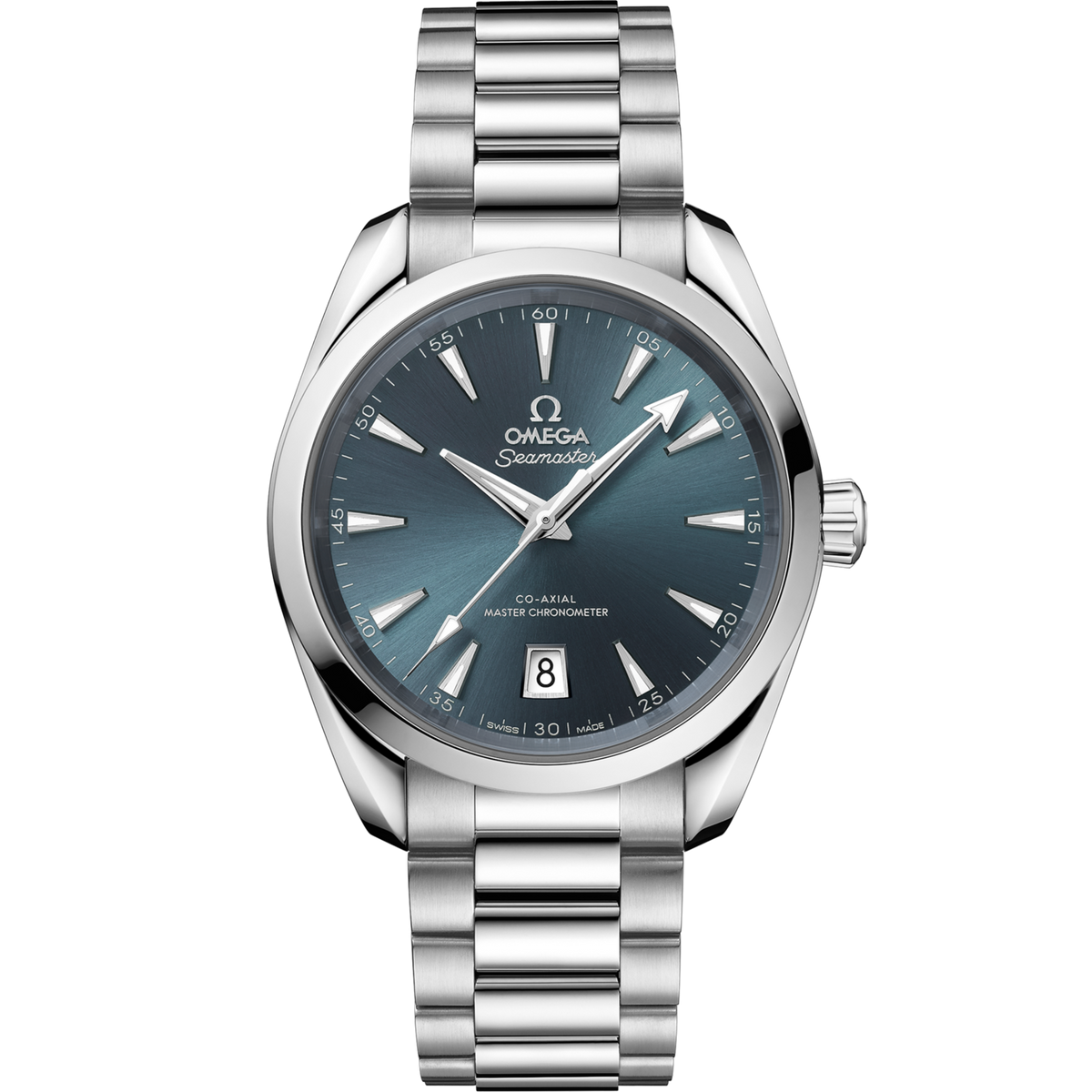 OMEGA Seamaster Aqua Terra 41 mm Atlantic blue Dial Stainless Steel Bracelet 220.10.38.20.03.003 - WATCHXNYC
