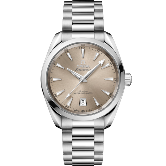 Omega Seamaster Aqua Terra Shades 38mm Sandstone Dial Steel 220.10.38.20.09.001 - WATCHXNYC